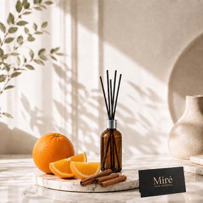 Noel Kokusu Çubuklu Oda Kokusu - Amber Şişe 50 ml