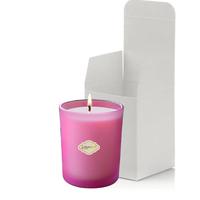 Pembe Buzlu Bardak Mum İçi %100 Soya Mum 405