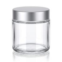 Şeffaf Cam Kavanoz  100 ml Kapaklı - Mum Doldurmaya Uygun 