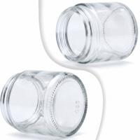 Şeffaf Cam Kavanoz  100 ml Kapaklı - Mum Doldurmaya Uygun 