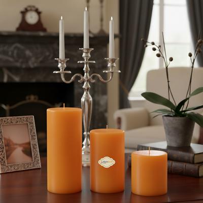 Small 3 Lü Set Mum Çap 7 cm Turuncu