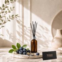 Yaban Mersini Kokulu Çubuklu Oda Kokusu - Amber Şişe 50 ml