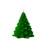 Yeşil Dekoratif Çam Ağacı Mum