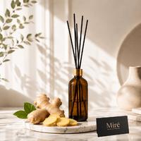 Zencefil Çubuklu Oda Kokusu - Amber Şişe 100 ml